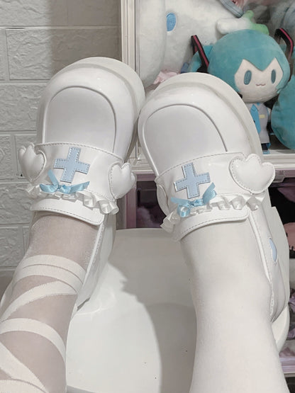 Kaikai Shoes Angel Lace Platform Medical