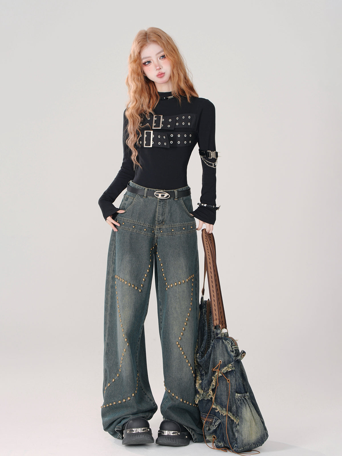 Stir Loose Wide Denim Pants