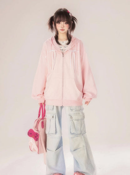 Cargo Denim Blue  Pants Light