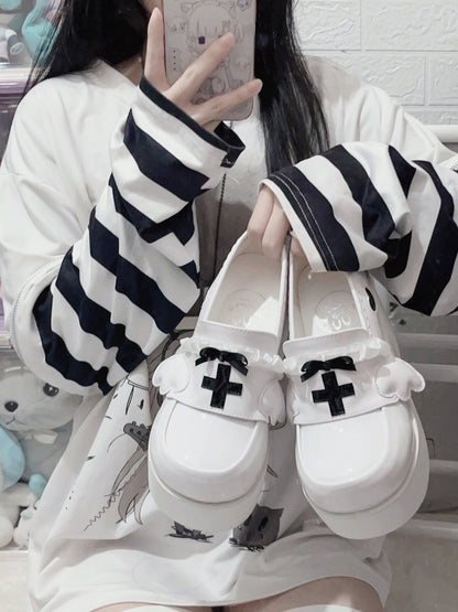 Kaikai Shoes Angel Lace Platform Medical
