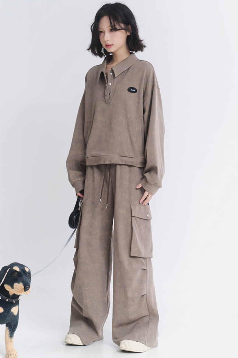 Hose Sweatshirt Cargo-Setup und