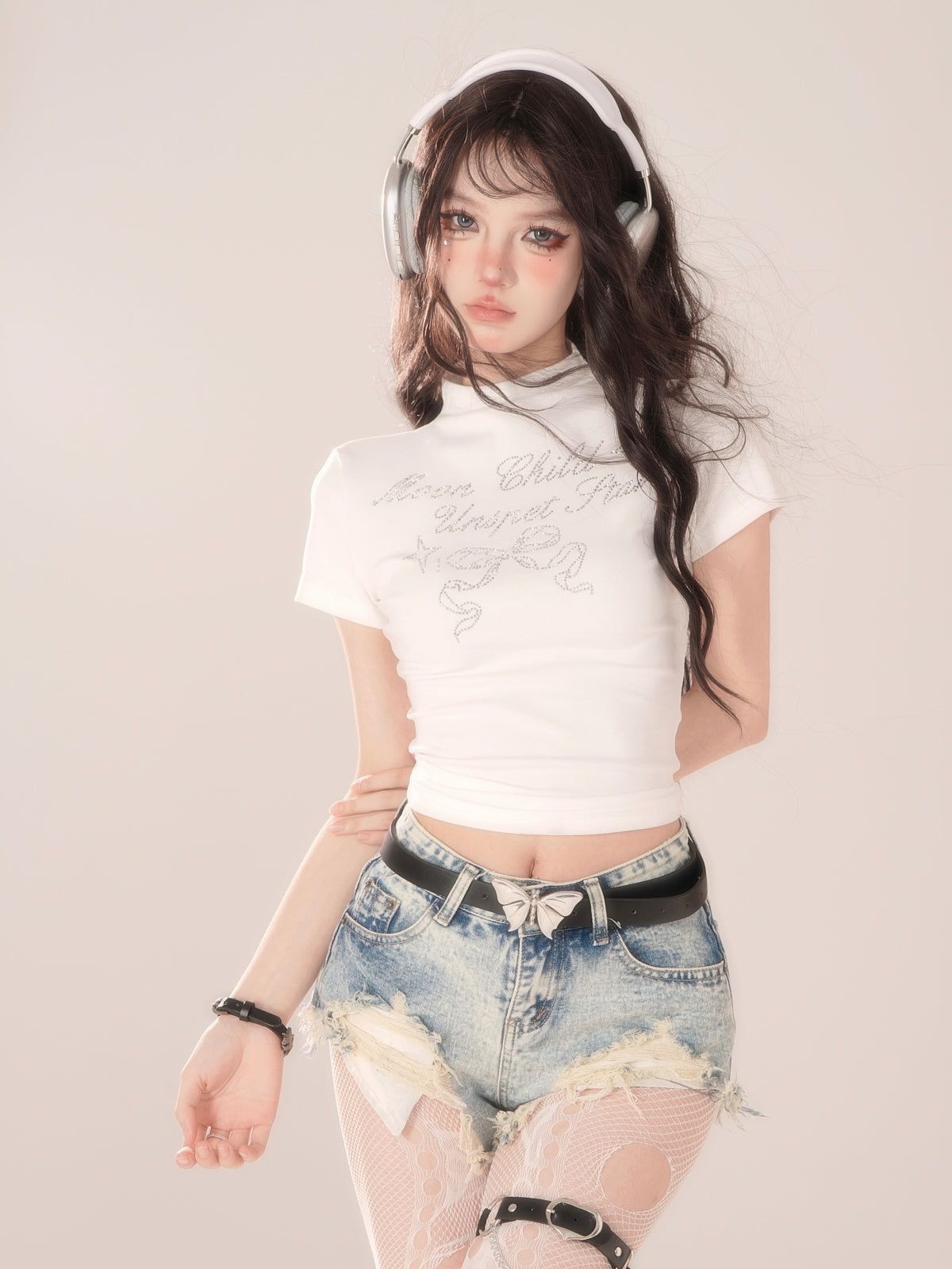 Collar Breeze Top Small Short High Ditis