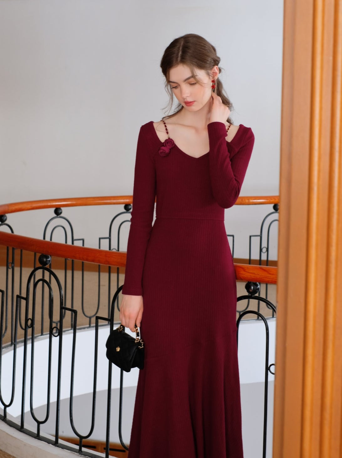 Camisole Rose Rose Flower Queen Dress Cardigan