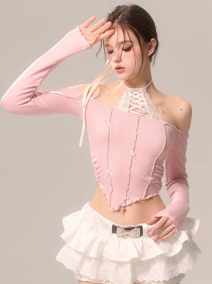 Top Ribbon Sweet Little Asymmetrical