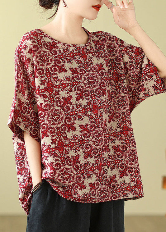 T Black Plus Size Shirt Print Summer