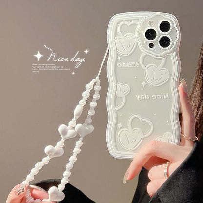 Transparent Case Heart Phone
