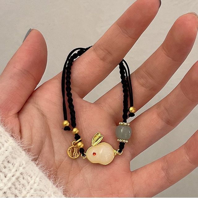 Rabbit String Necklace Bead