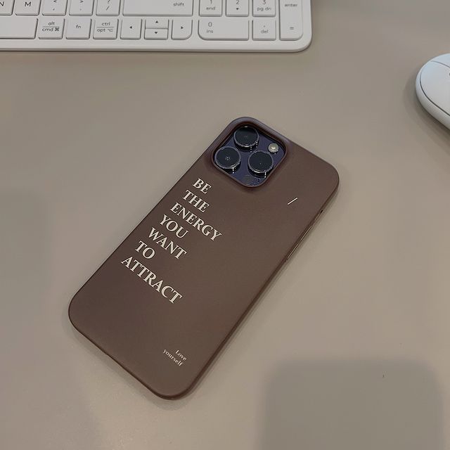 電話レタリングケース