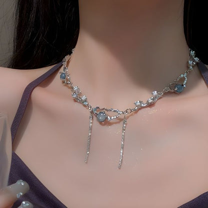 Halskette Strass