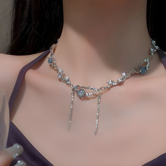 Halskette Strass