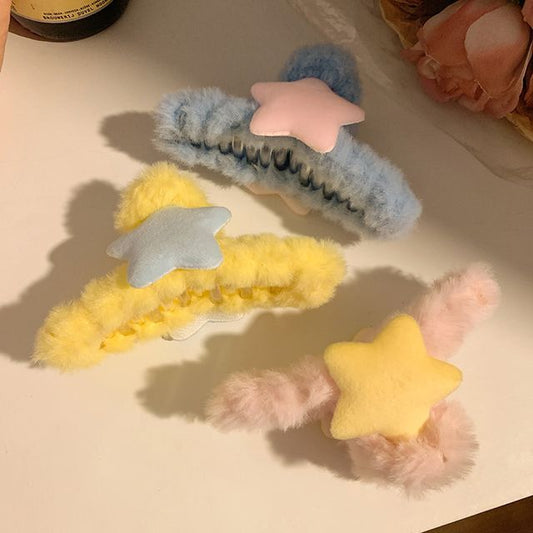 Hair Star Clamp Chenille
