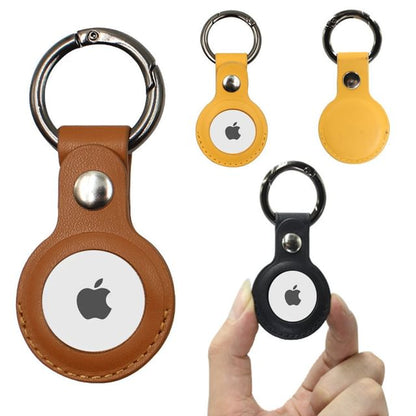 Holder AirTag Faux Leather Keyring