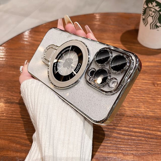 Glitter Ring Case Stand Phone