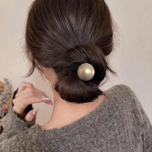 / パールフェイクセットヘアタイ