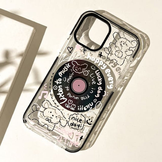 Phone Vinyl Animal Record Case
