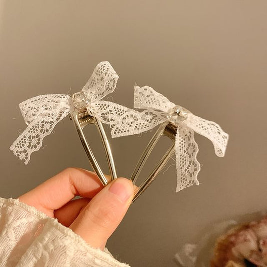 Clip Lace / Bow Set Hair