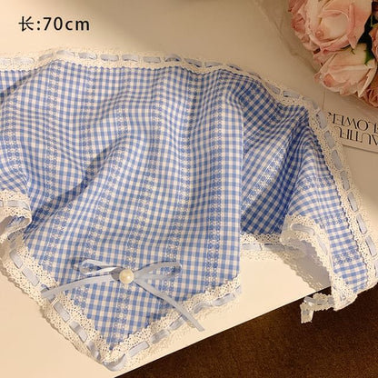 Scrunchie Lace Scarf Designs) Triangle Trim (Various Set Head /