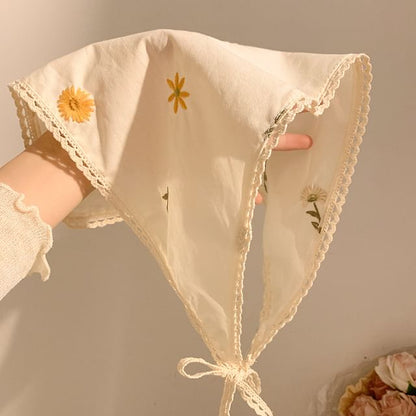 (Various Bandana Floral Embroidered Scrunchie / Designs)