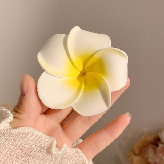 ネクタイピン クリップセット 花柄 爪留め / ヘアクリップ（各種デザイン） 生地