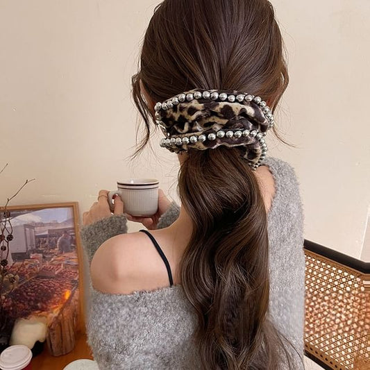 Hair Scrunchie Leopard