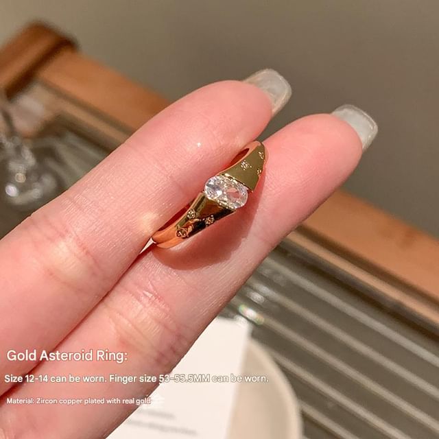 CZ Ring Thick