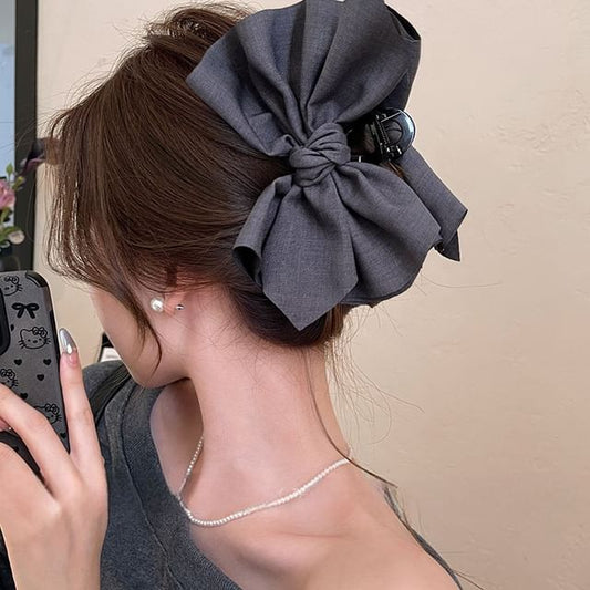 Hair Claw Acrylic Bow