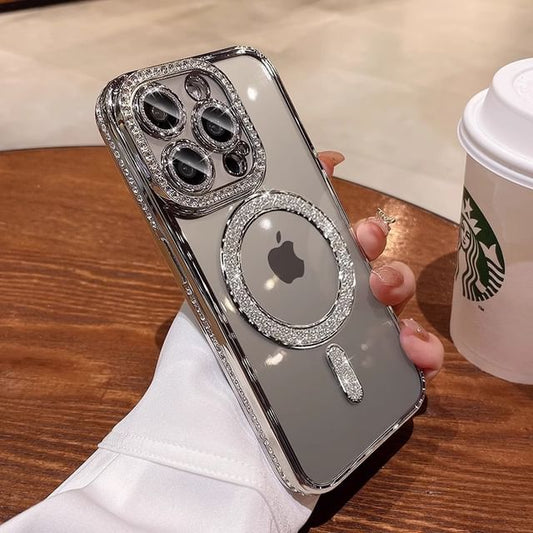 Magnetic with MagSafe) Case Phone (Compatible Embellished
