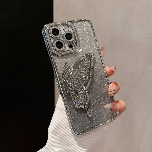 Butterfly Phone Case Stand Embellished
