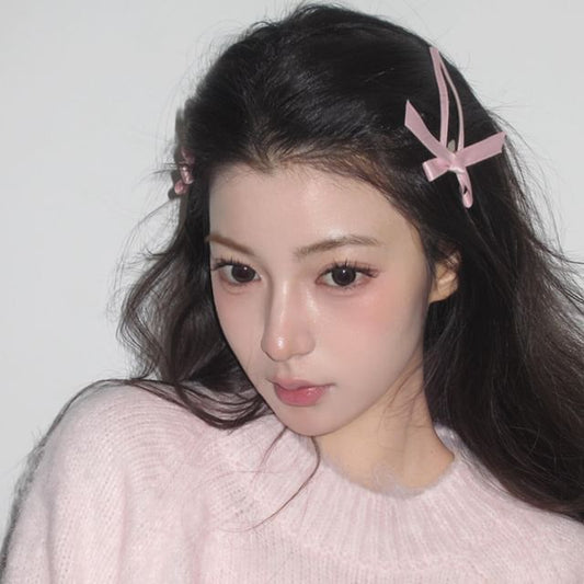 Hair Clip Set Ribbon