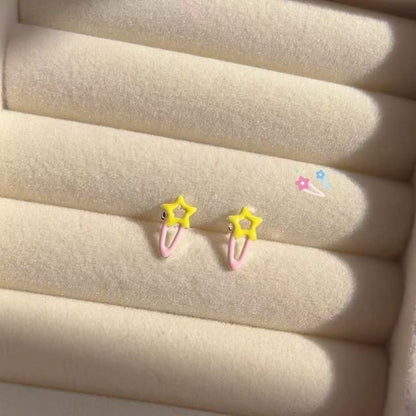 Star-Shaped Earring Stud