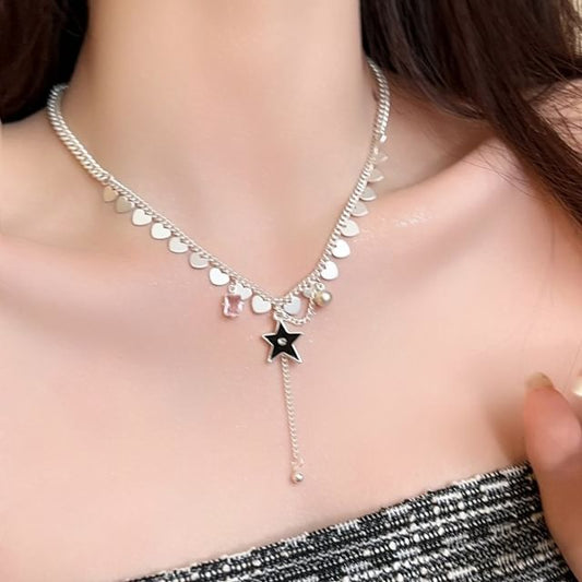 Necklace Star Pendant Lariat