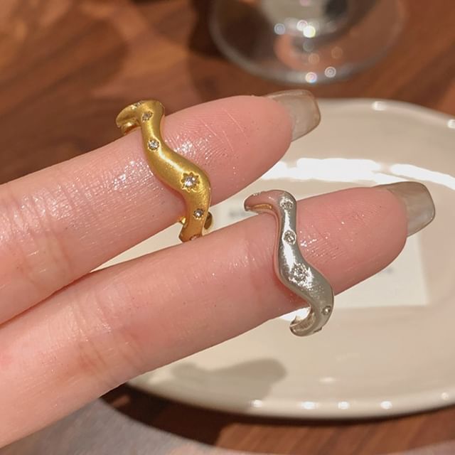 Ring Open / Set Rhinestone