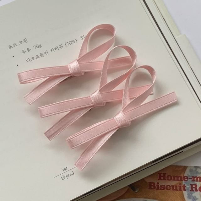 Clip 3: Plain Bow of Hair Set