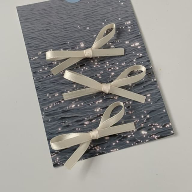 Clip 3: Plain Bow of Hair Set