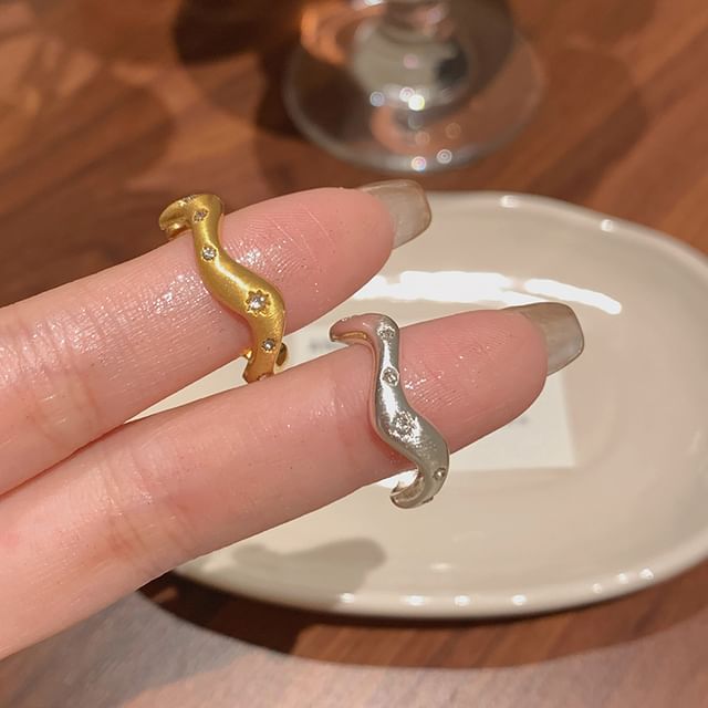 Ring Open / Set Rhinestone