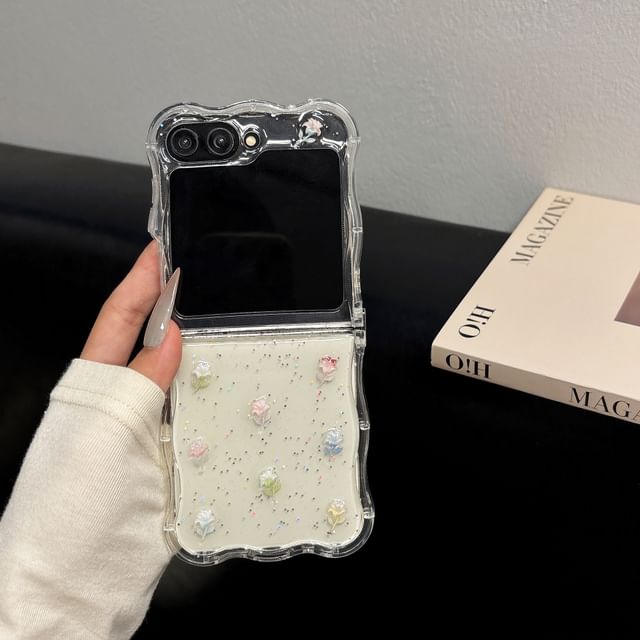 / Strap Set Floral Phone Case