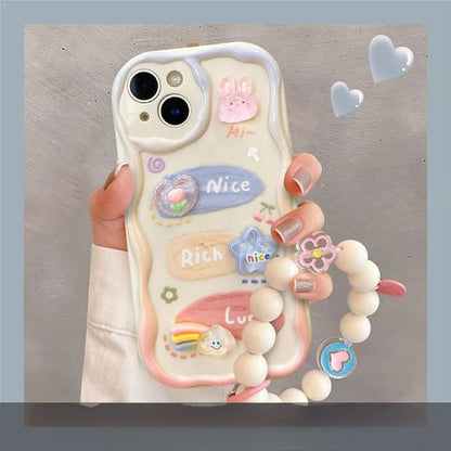 / Set Cartoon Case Strap 3D Phone