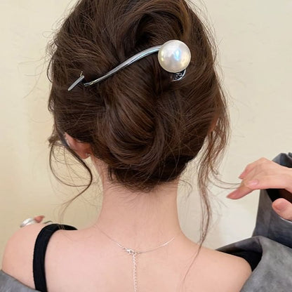 Clip Faux Pearl Hair