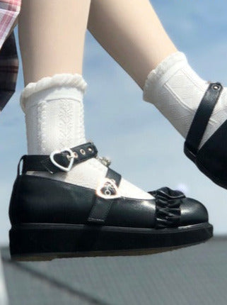 Toe Colorita Retro Soft Shoes Meowko Girl Round
