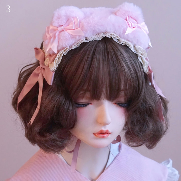 Options Lace Hairband Trim Details Bowknot 3 Bear Ear
