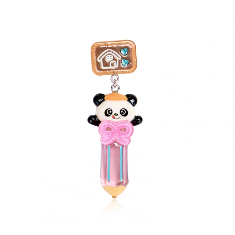 Panda Pencil Design Ear Clip