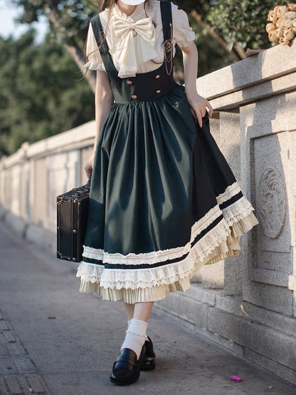 Green Preppy Style Badge Dark