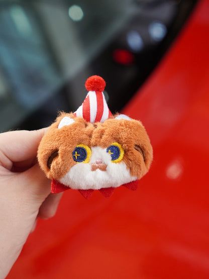 Cute Kitty-shaped Plush Brooch