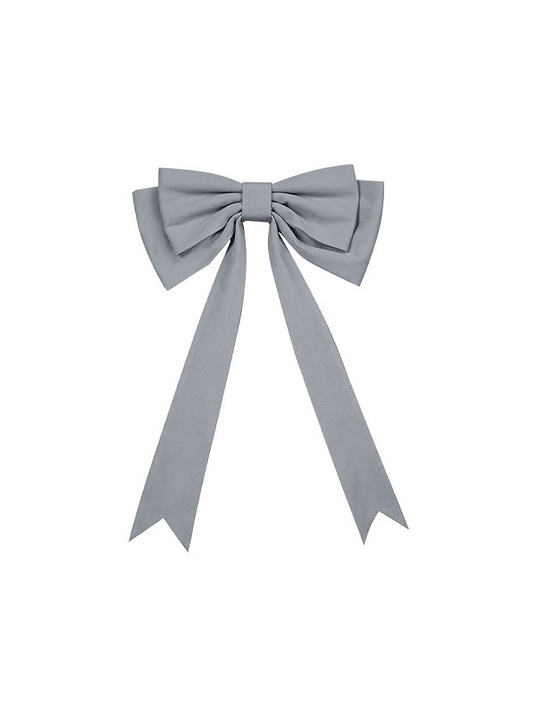 Big Green / Pink Blue Gray Bow Black