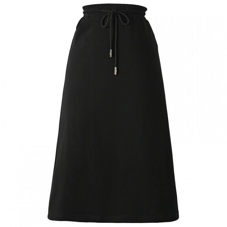 Apricot/Black A-line Skirt Short/Long Version