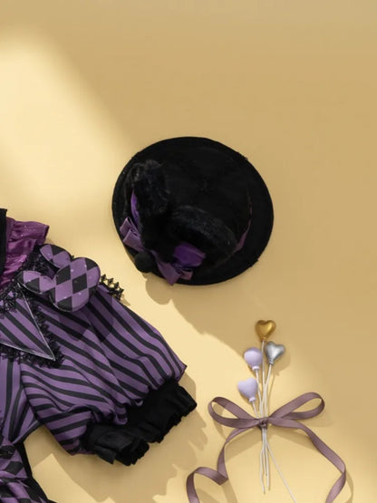 Hat Mini Bunny Sweet Purple Ears