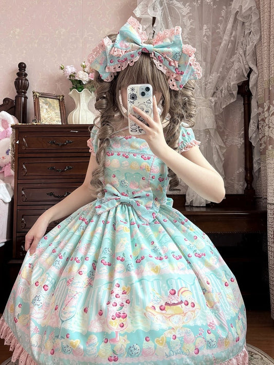 Big Yellow Black Green Purple Blue Bowknot / KC Pink