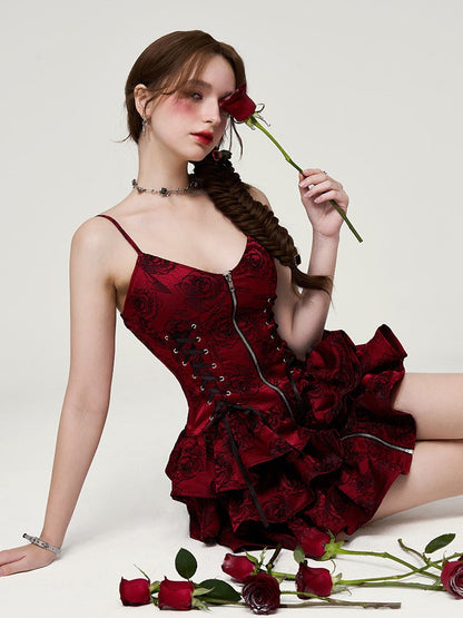 Jaccard Rose Dress Slings Spicy Tea