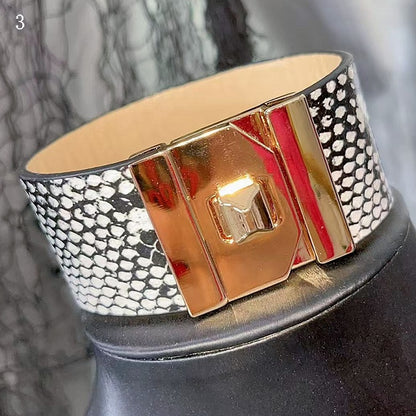 Beige/Yellow Options Bracelet Wristband Buckle 4 Design