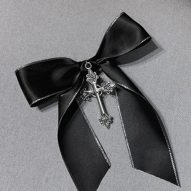 Lolita Black Long and Gray Dress Jirai Kei-inspired Sleeves